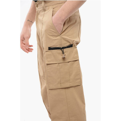 Cotton Cargo Pants with Cuffs
