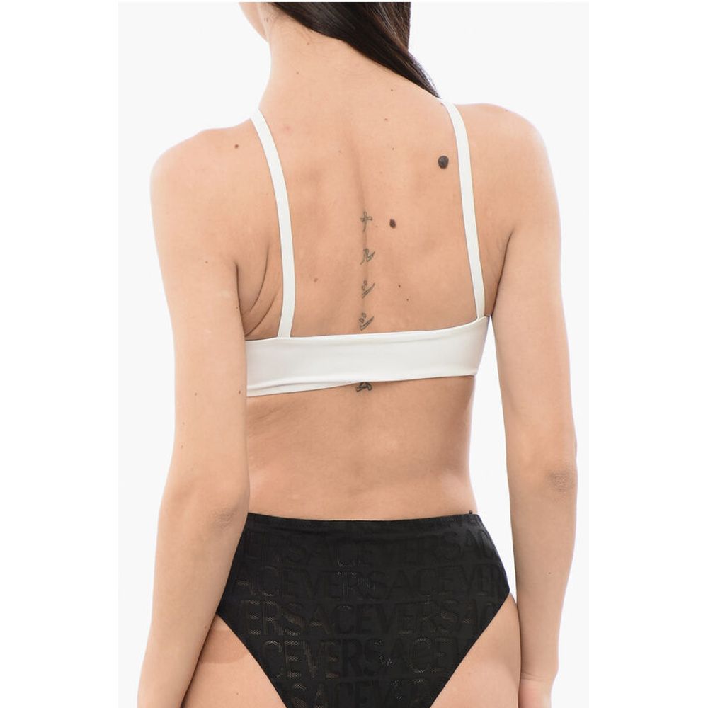 Criss-cross Bikini Top with MEDUSA Logo