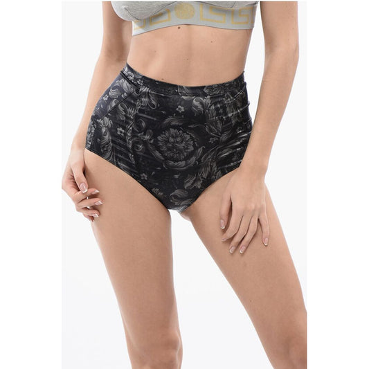 High-waisted Slip with Barocco Motif
