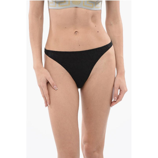 Logoed Jaquard Bikini Bottom