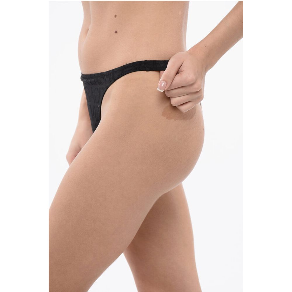 Logoed Jaquard Bikini Bottom