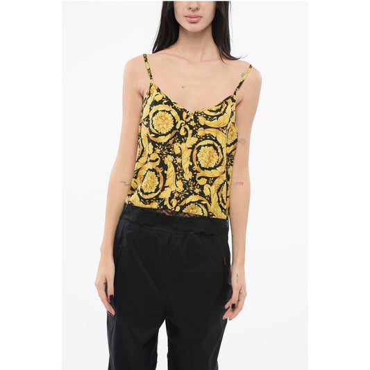 Barocco Top with Lace Detail