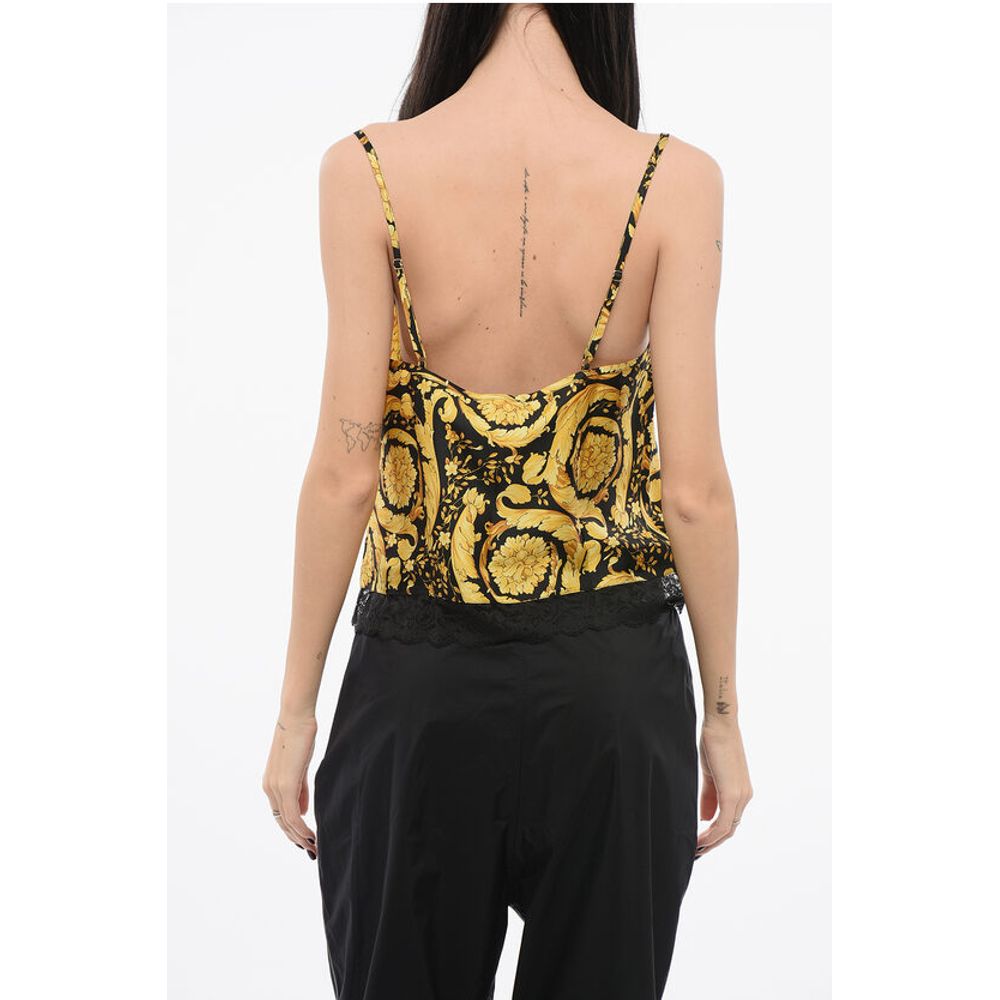 Barocco Top with Lace Detail
