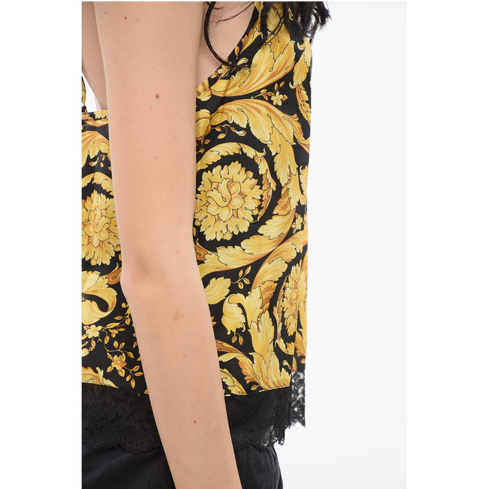 Barocco Top with Lace Detail