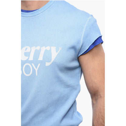 Layered CHERRY BOY T-shirt with Choke Fit