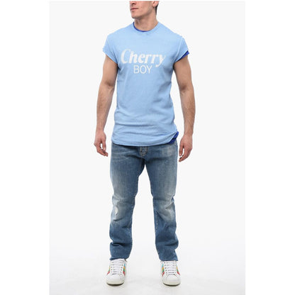 Layered CHERRY BOY T-shirt with Choke Fit
