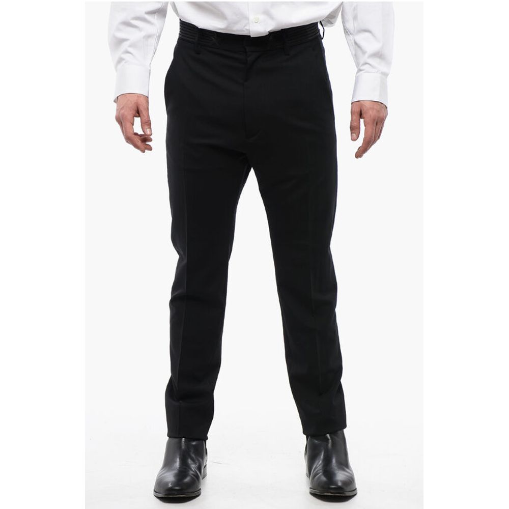 Cigarette Pants with Striped Detail