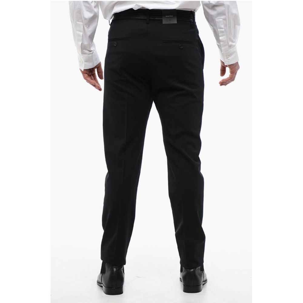 Cigarette Pants with Striped Detail