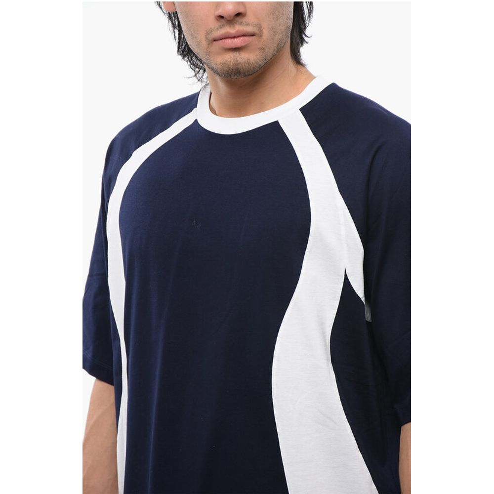 Constrasting Band T-shirt