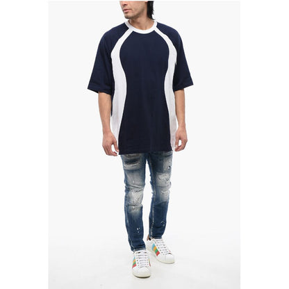 Constrasting Band T-shirt
