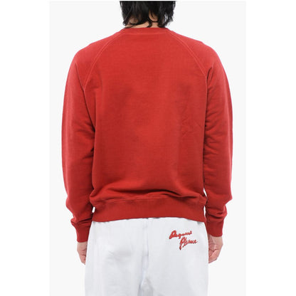 Cool Raglan Fit Brushed Cotton Crewneck Sweatshirt