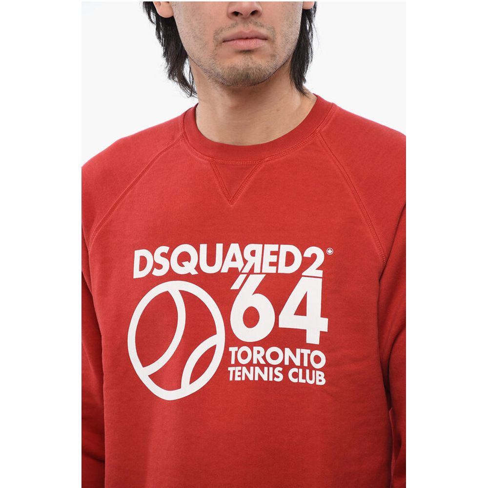 Cool Raglan Fit Brushed Cotton Crewneck Sweatshirt
