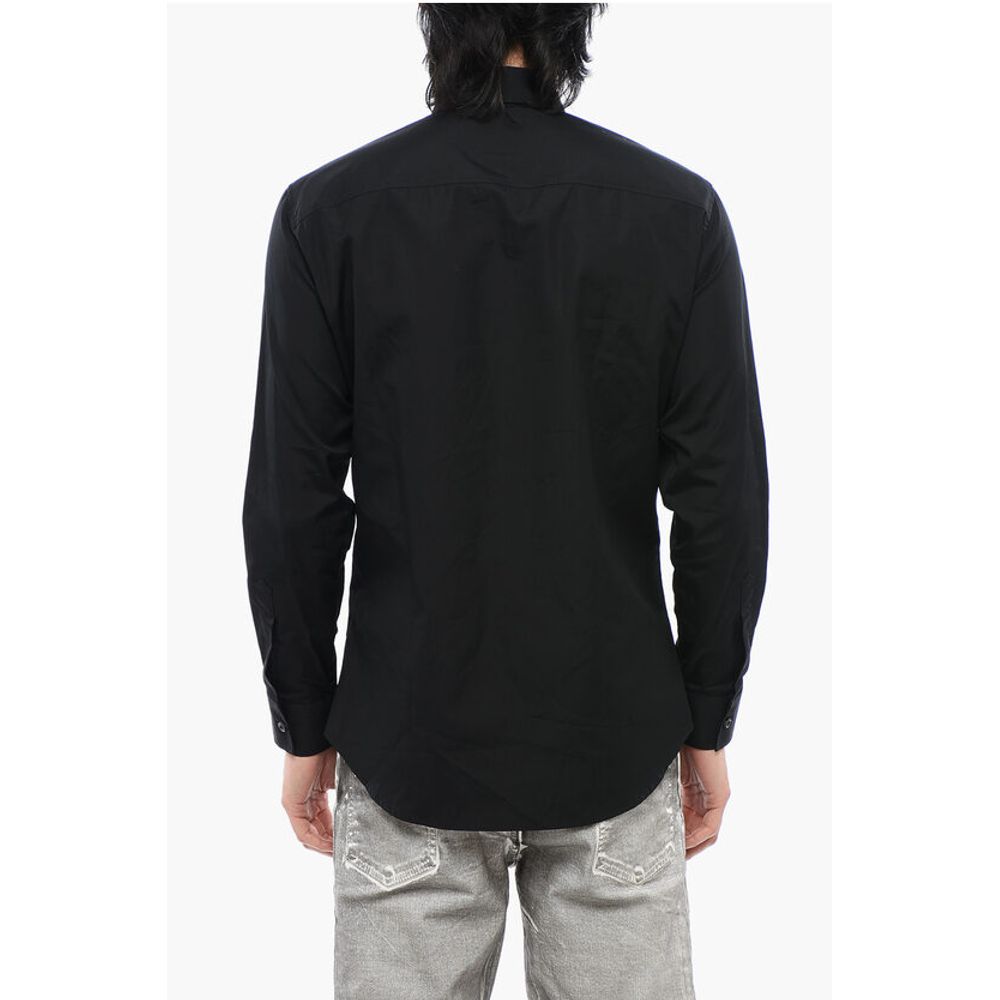 Long Sleeved NIGHT COLLEGE Shirt With Sequined Logo