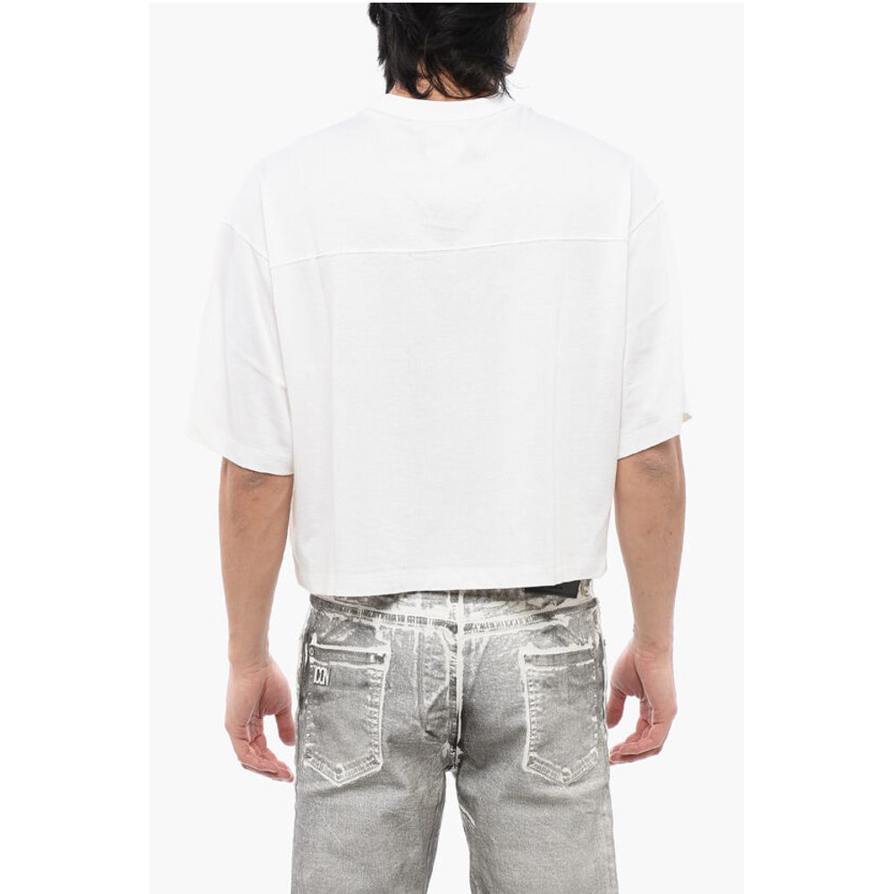 Printed Football Fit Cropped T-shirt