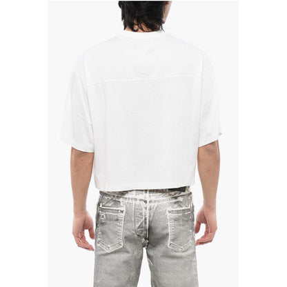 Printed Football Fit Cropped T-shirt