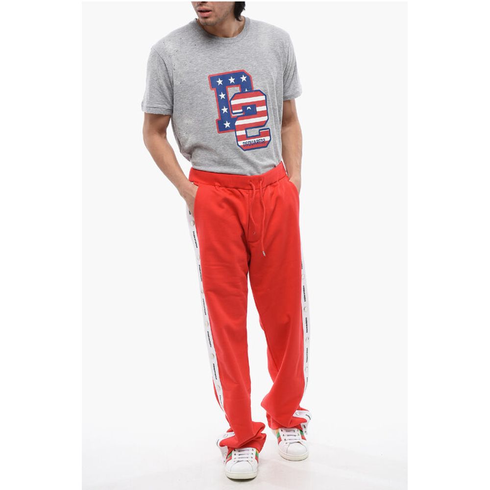 Brubs Fit Brushed Cotton Joggers With Contrasting Bands