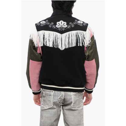 Embroidered WESTERN Bomber With Fringes
