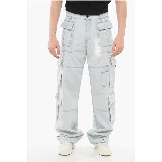 Light Washed Cargo Denims 28cm