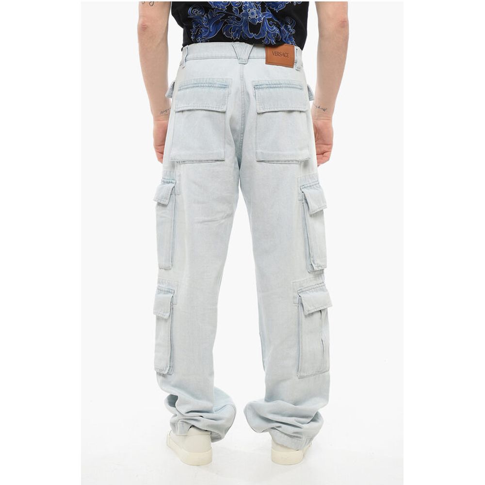 Light Washed Cargo Denims 28cm