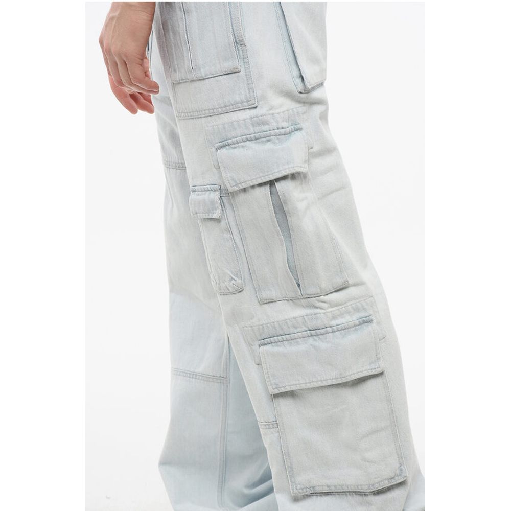 Light Washed Cargo Denims 28cm