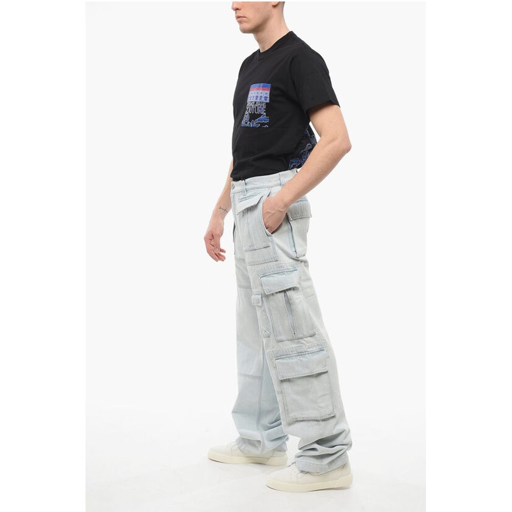 Light Washed Cargo Denims 28cm