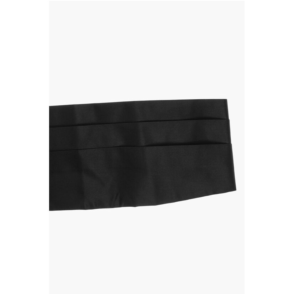 EMPORIO Solid Color Silk Sash Belt