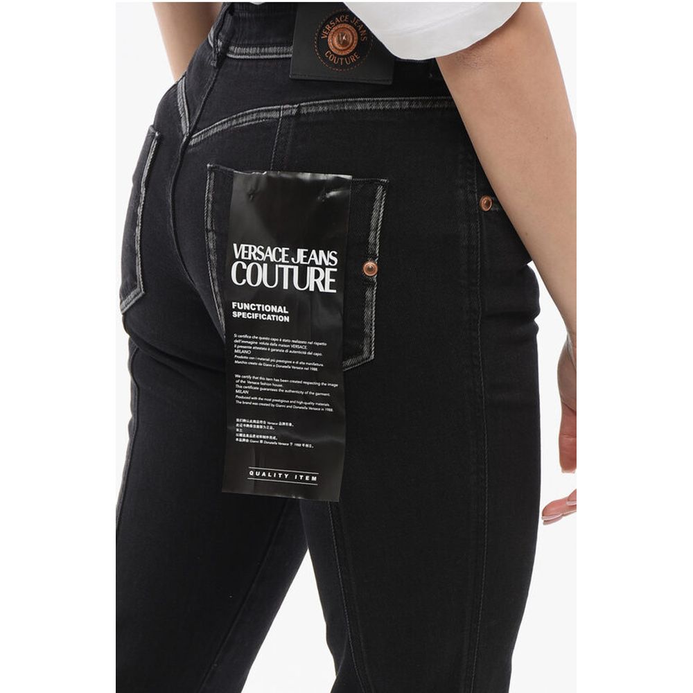 JEANS COUTURE Palazzo Denims with Size Zip