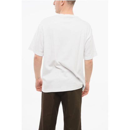 JEANS COUTURE Cotton Loose Fit T-Shirt with Printed Logo