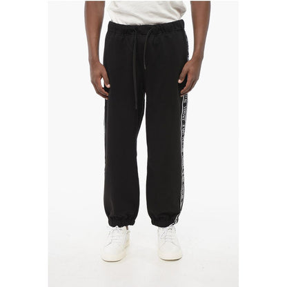 JEANS COUTURE Cotton Sweatpants with Side Logoed Bands