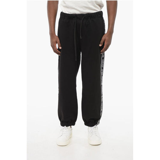 JEANS COUTURE Cotton Sweatpants with Side Logoed Bands