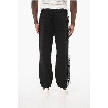 JEANS COUTURE Cotton Sweatpants with Side Logoed Bands