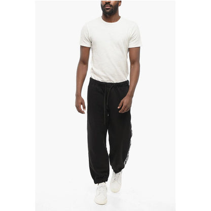 JEANS COUTURE Cotton Sweatpants with Side Logoed Bands