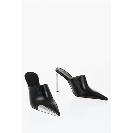 Letaher ALLEN Pointed Mules Heel 10 cm