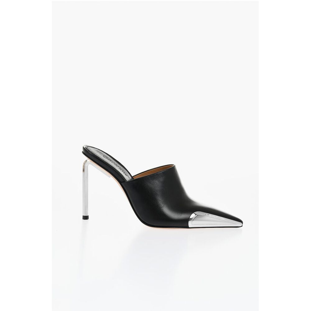 Letaher ALLEN Pointed Mules Heel 10 cm