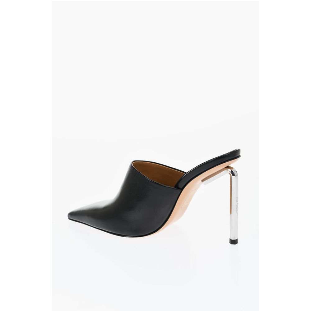 Letaher ALLEN Pointed Mules Heel 10 cm