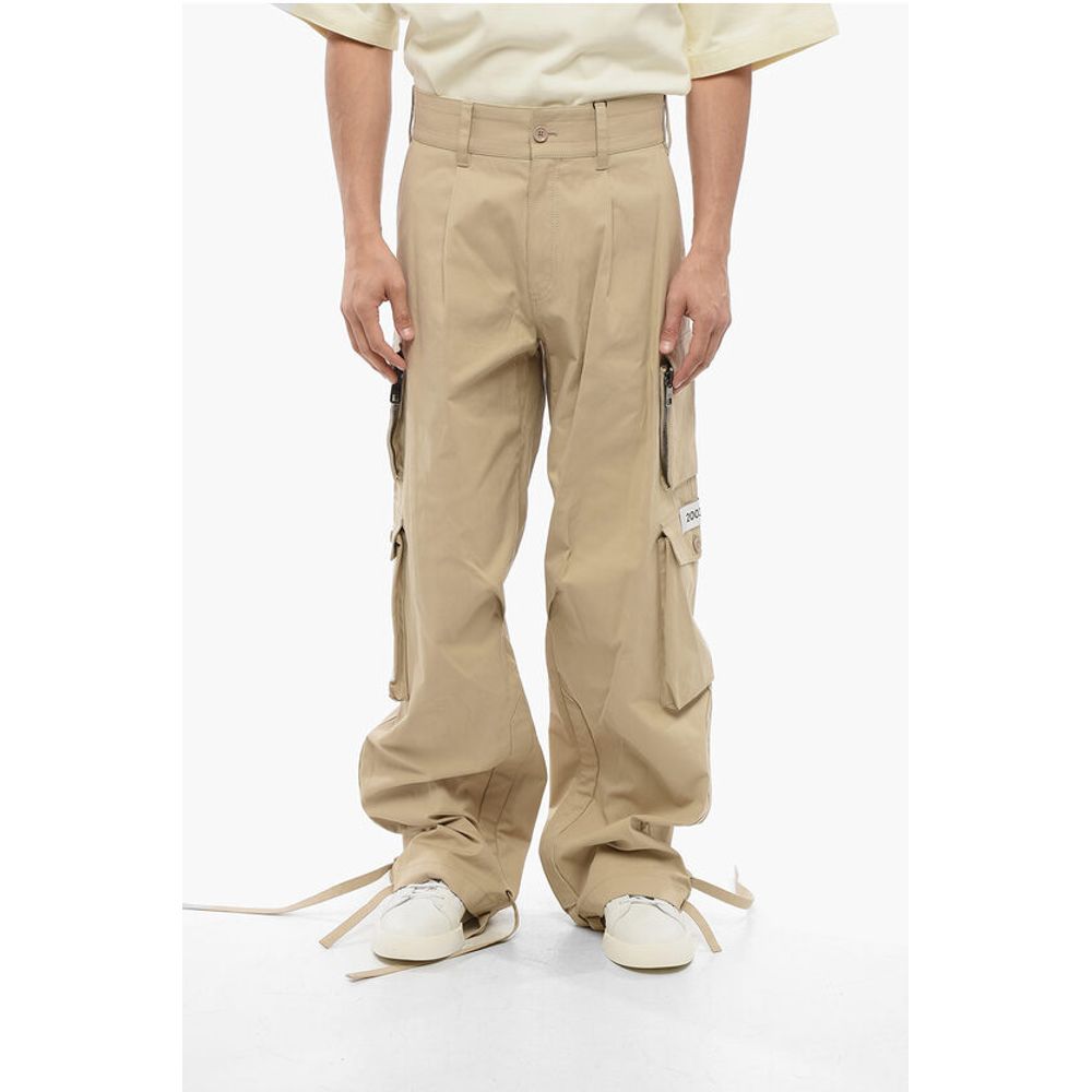 2003 Cotton Cargo Pants with Drawstringed Ankle