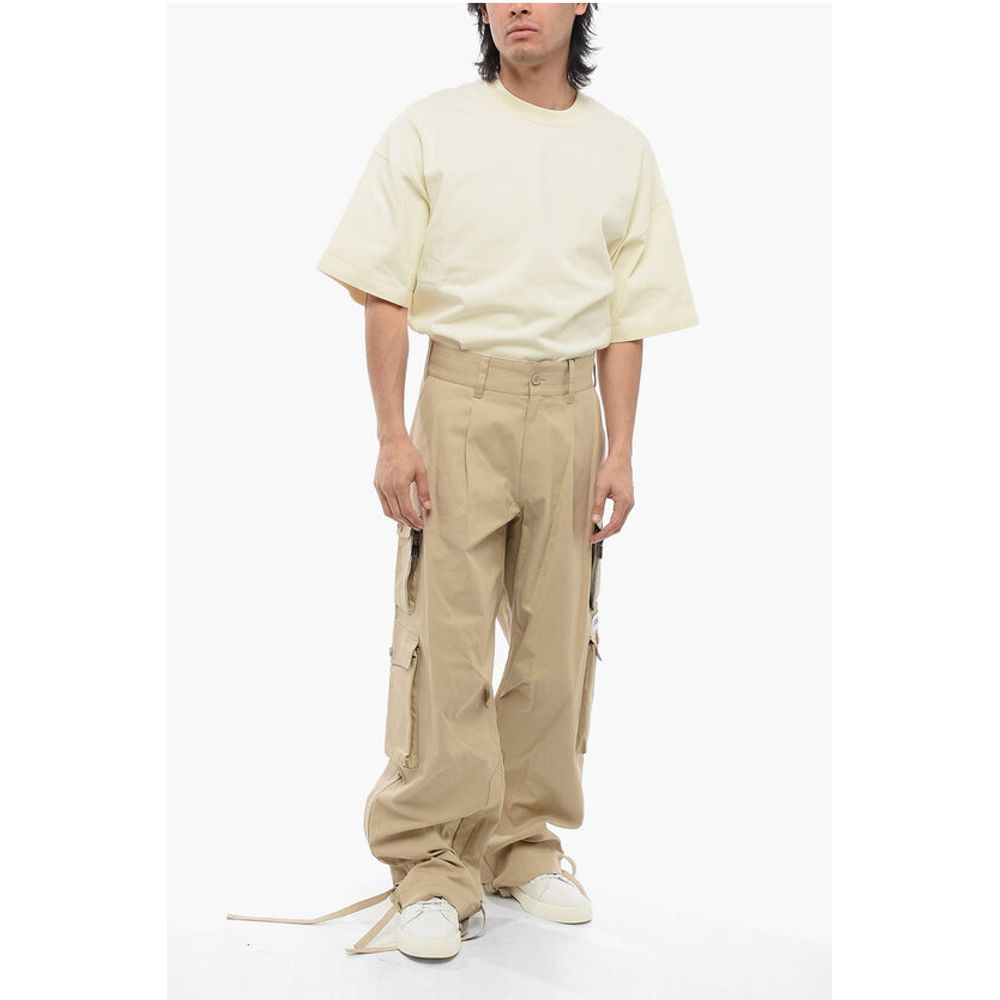 2003 Cotton Cargo Pants with Drawstringed Ankle