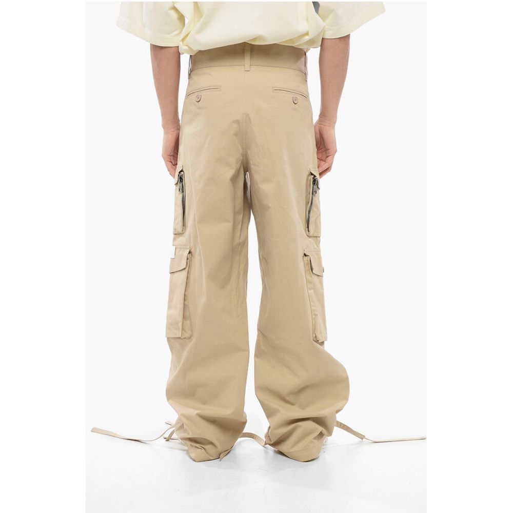 2003 Cotton Cargo Pants with Drawstringed Ankle