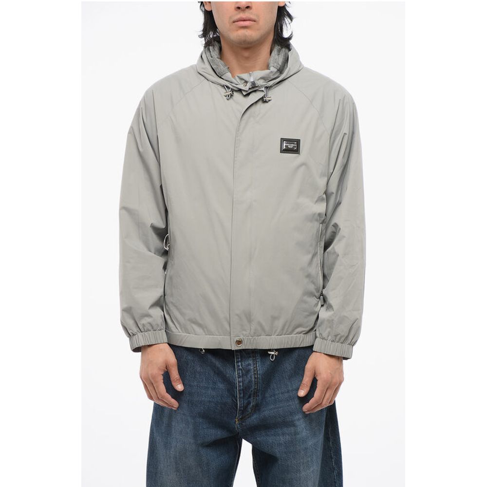 TRAVEL Nylon Windbreaker with Jersey Lining