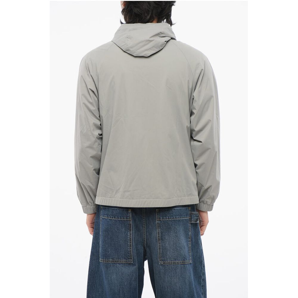 TRAVEL Nylon Windbreaker with Jersey Lining