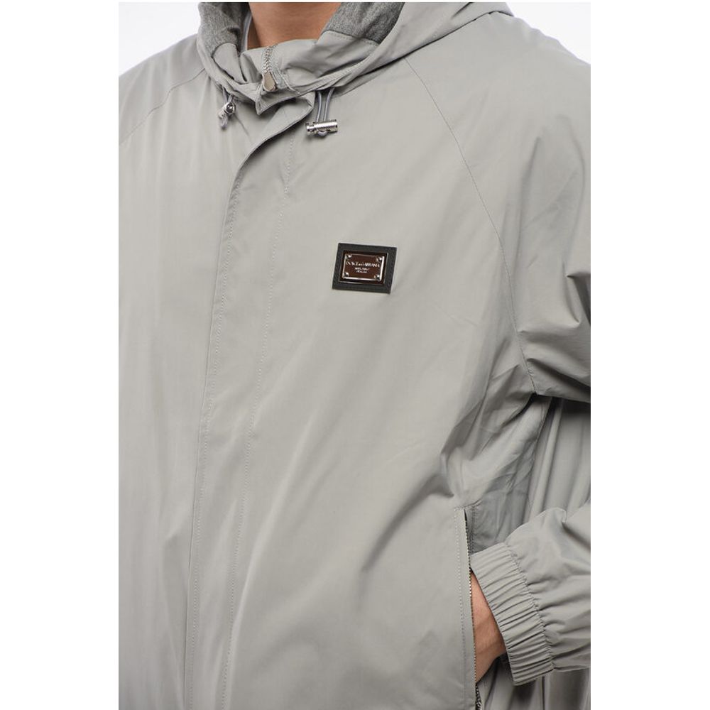 TRAVEL Nylon Windbreaker with Jersey Lining