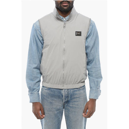 Reversible Nylon Vest with Front Zip
