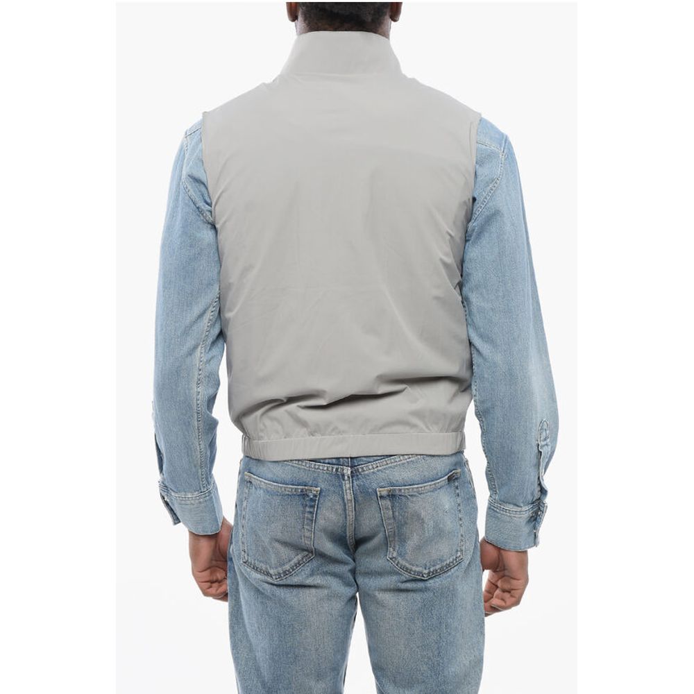 Reversible Nylon Vest with Front Zip