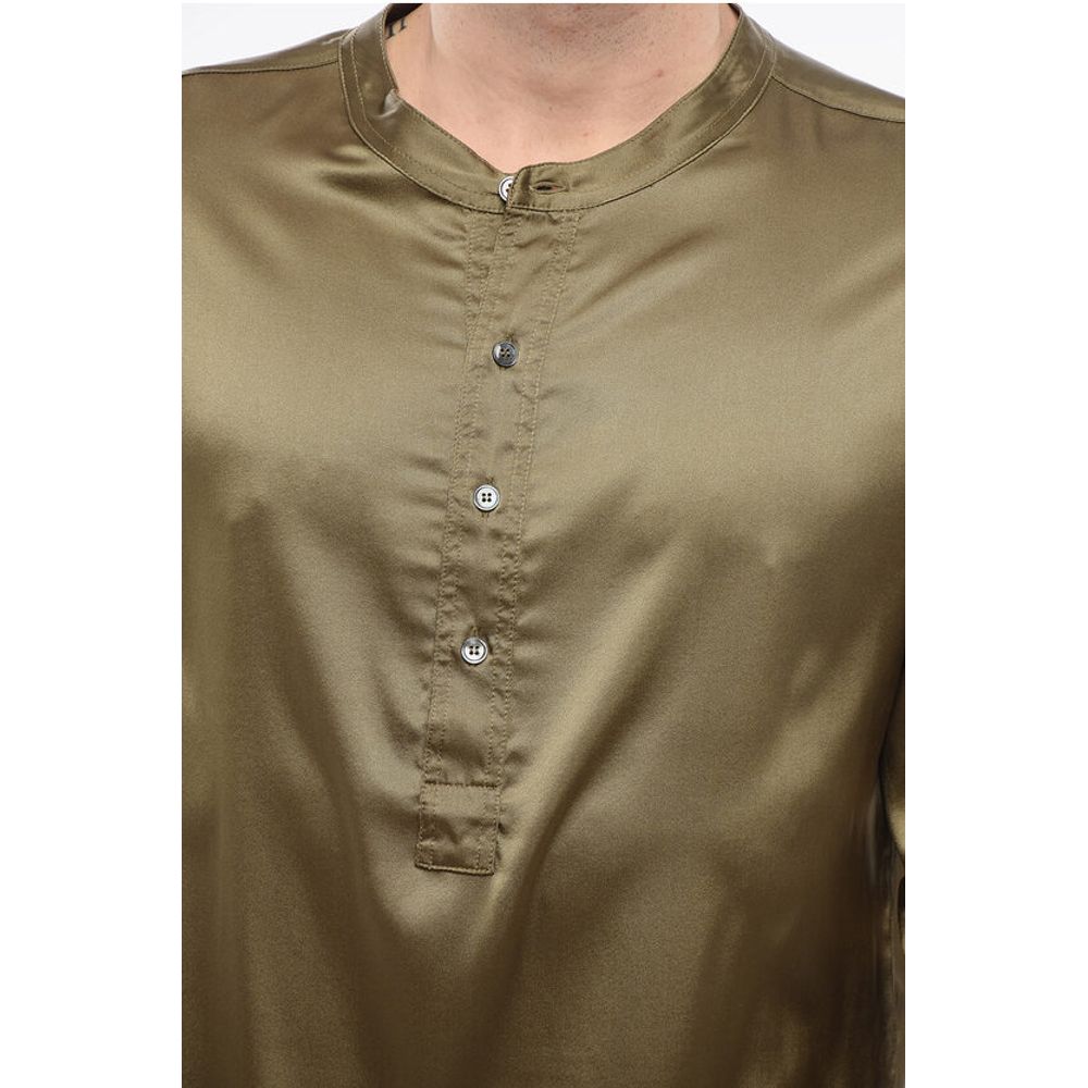 Long Sleeved Pajama Top With Buttons