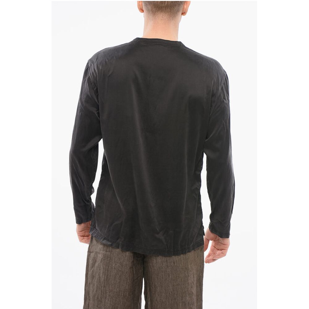 Long Sleeved Pajama Top With Buttons