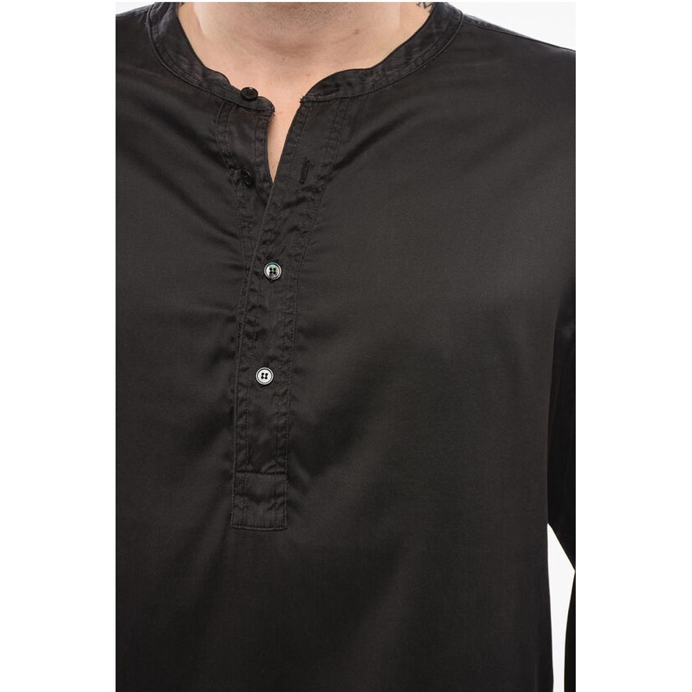 Long Sleeved Pajama Top With Buttons