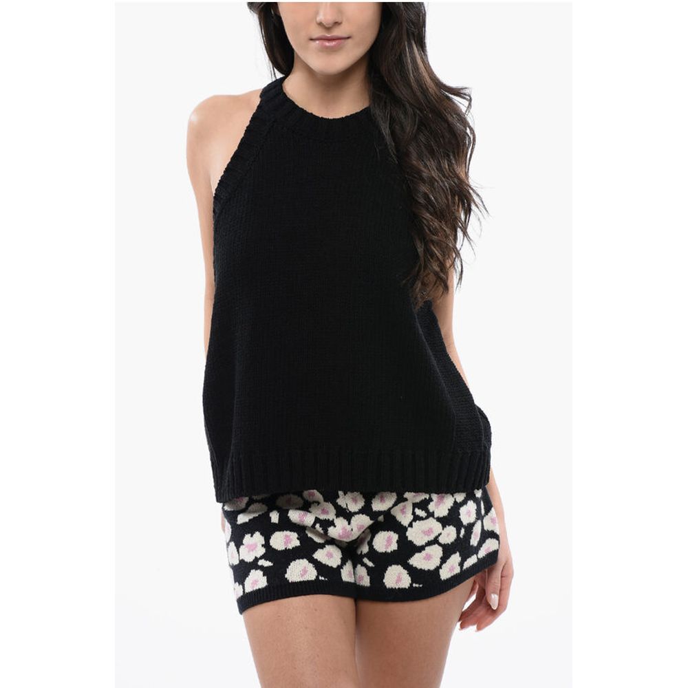 Solid Color Crochet Top