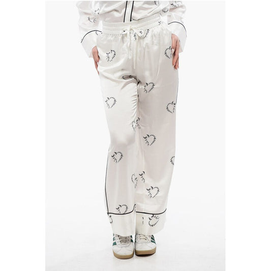 Satin SOFI Casual Pants with Drawstring Waist