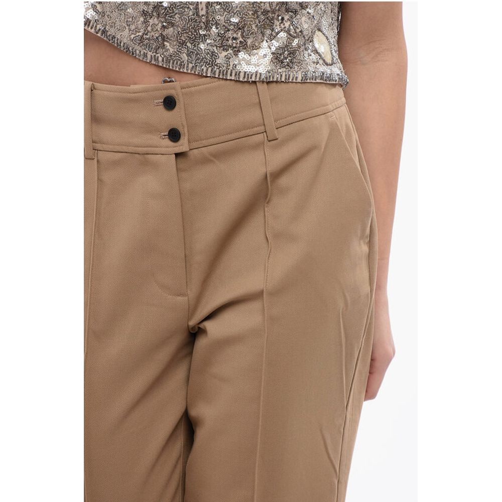 High Waist Wool Blend SEVENH Pants