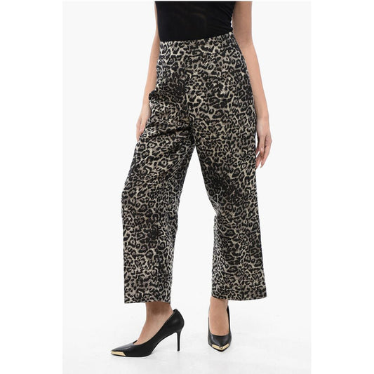 Animal Patterned Relaxed Fit JEMI LEPPO Pants